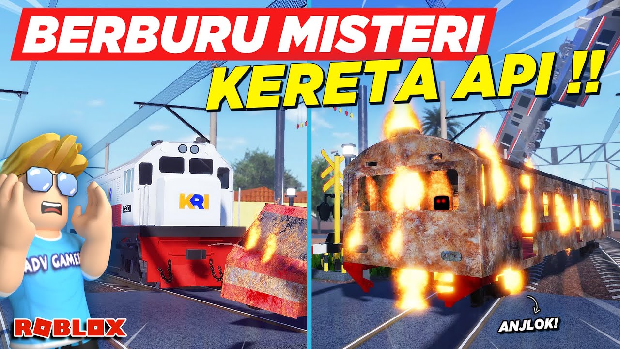 HUNTING MISTERI KUBURAN KERETA API MALAH TRAGEDI KERETA ANJLOK !! ROLEPLAY GAME KAI - Roblox