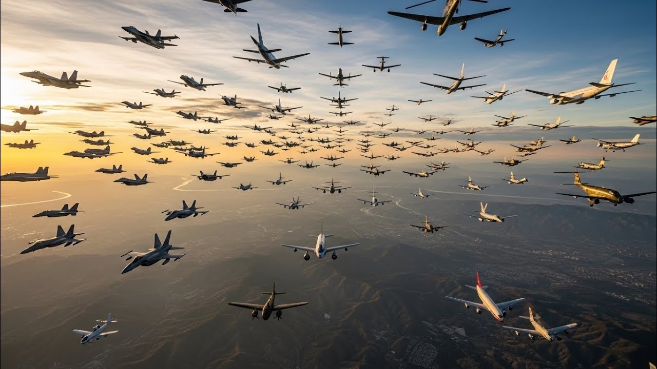 🔥 Inside the 5000+ Aircraft Power of the United States Air Force – World’s Most Dominant Sky Army