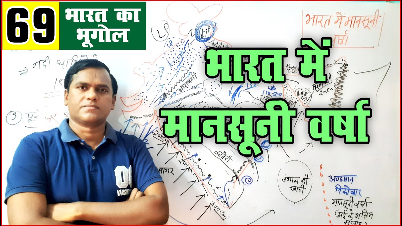 भारत में मानसूनी वर्षा | monsoon rains in india | indianmonsoon upsc | indian monsoon geography upsc