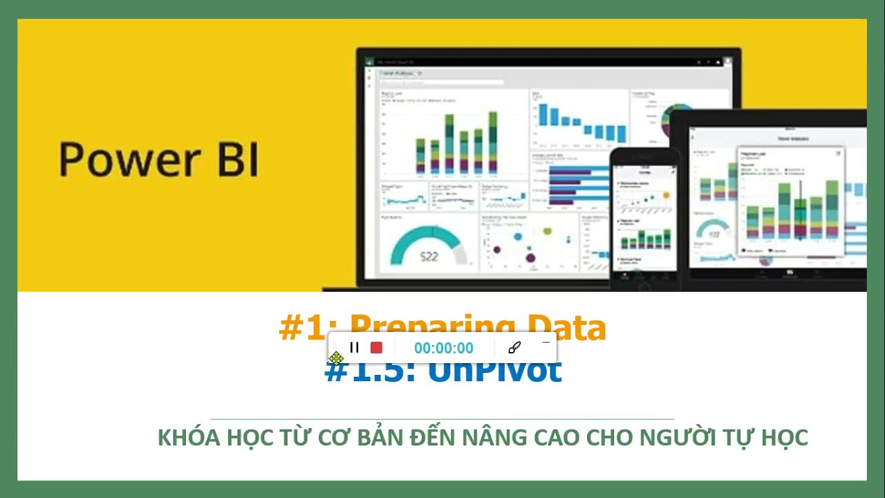 #1.5: Unpivot (Preparing Data)_Biến dữ liệu từ cột thành hàng một cách nhanh chóng