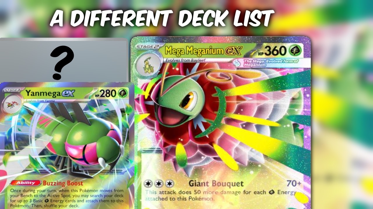 NEW Mega Meganium ex Works Best With Yanmega ex!