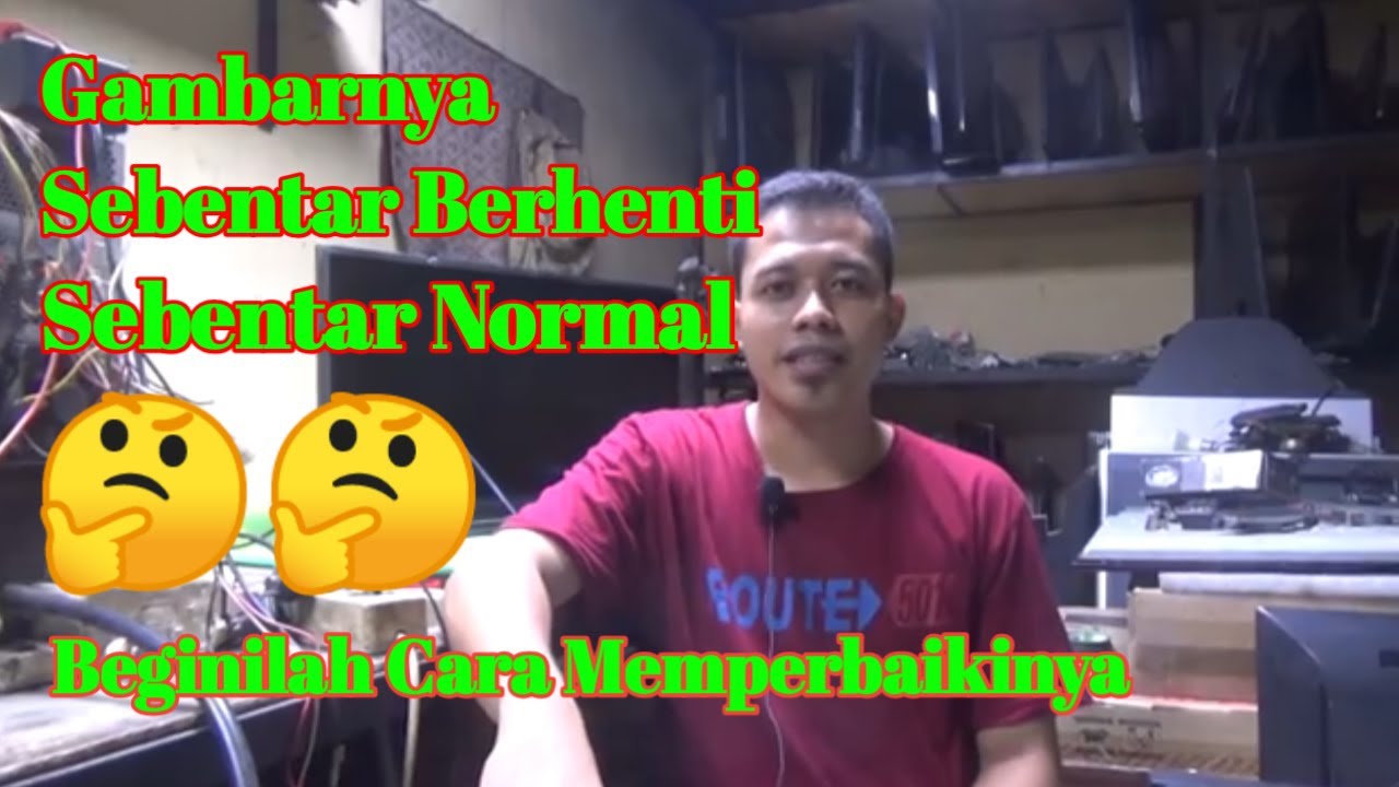 How To Repair TV LED || Image Jam/Lag || Panasonic || Solusi Gambar Macet - Macet
