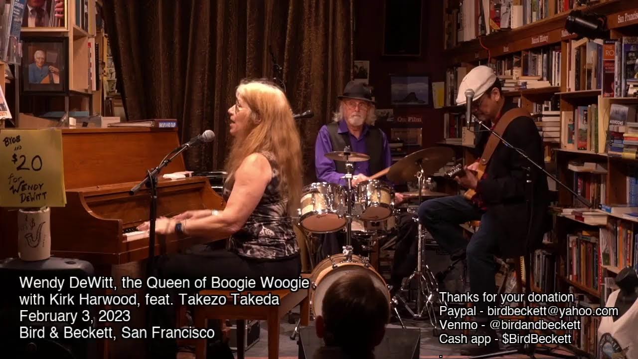 Wendy Dewitt, the Queen of Boogie Woogie, with Kirk Harwood