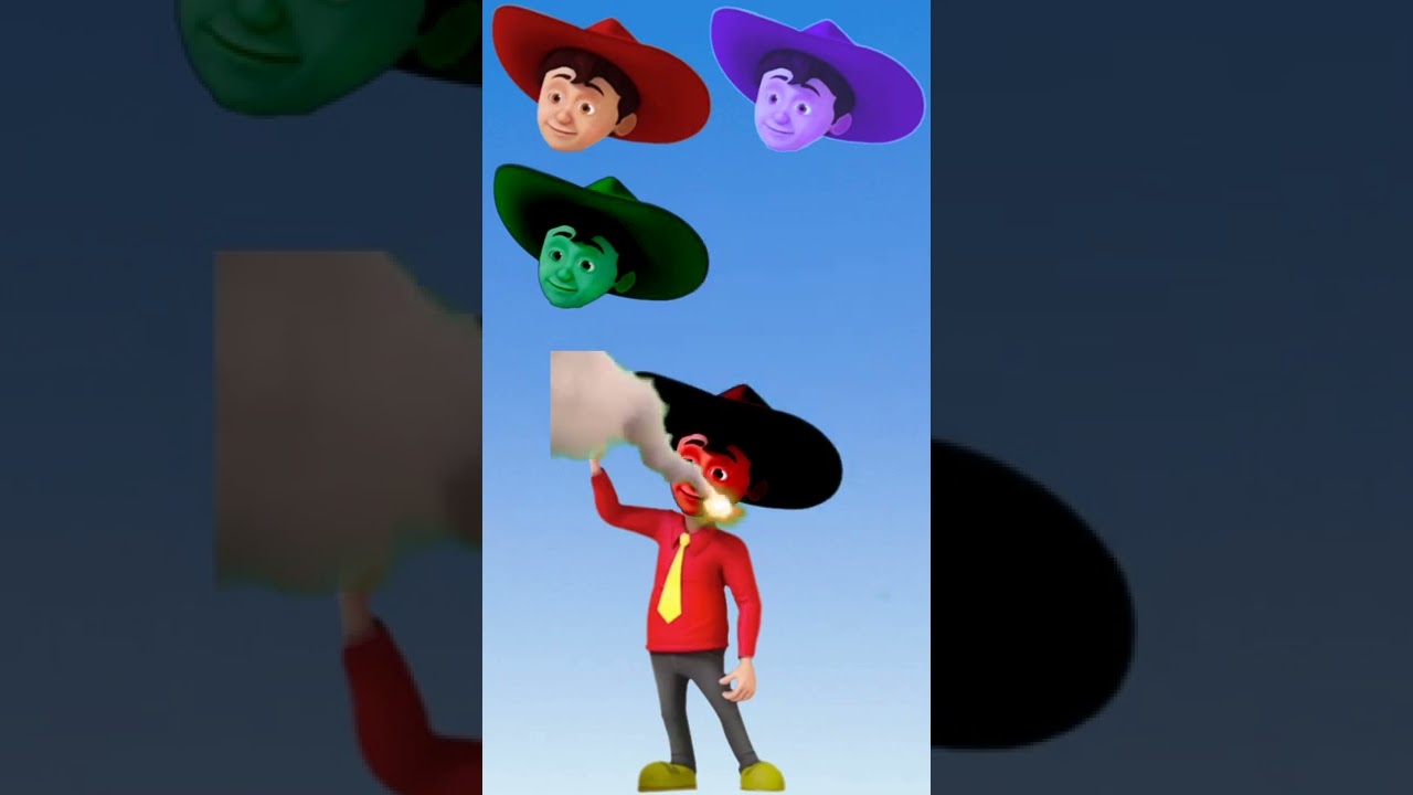 Head touch puzzle || wrong head touch animation || funny videos || #shorts
