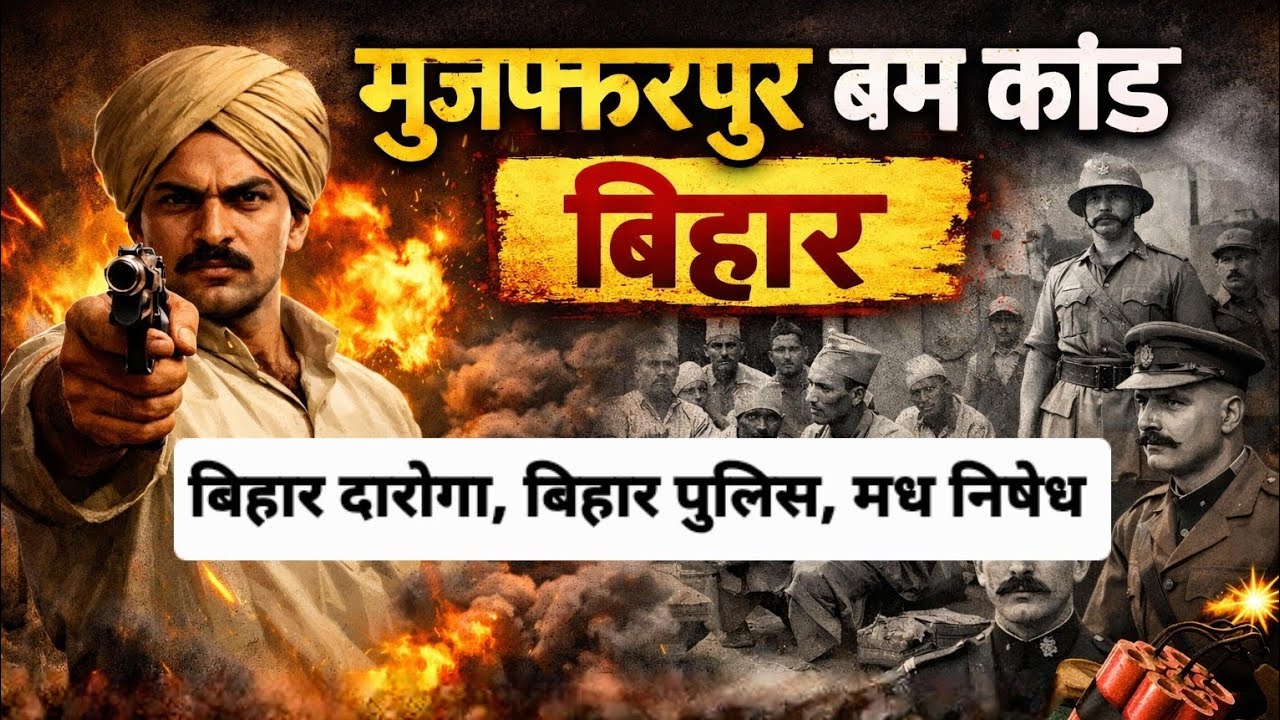 बिहार दारोगा,बिहार पुलिस, मध् निषेध, बिहार के सभी Exams के लिए मुजफ्फरपुर बम कांड  महत्वपूर्ण टॉपिक 