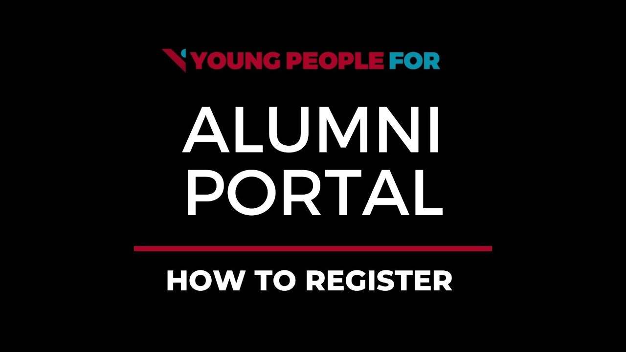 Alumni Portal How-To | How to Register
