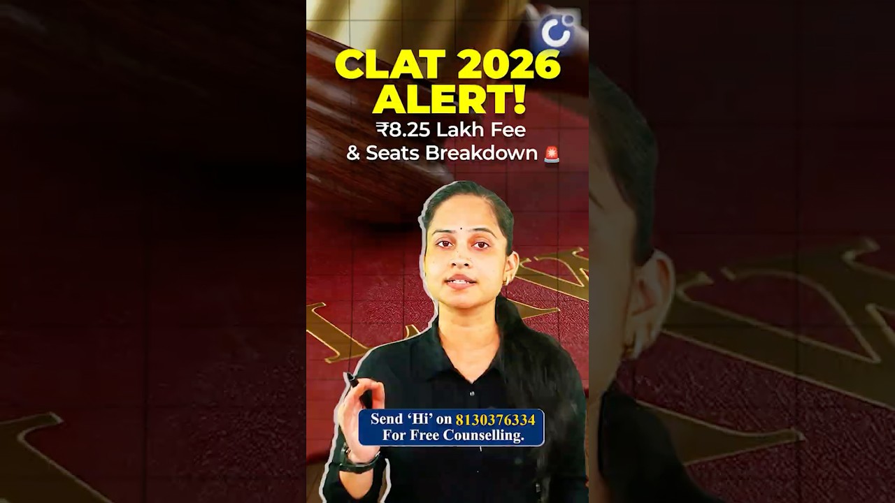 CLAT 2026: NALSAR Hyderabad Fees & Seats Explained in 60 Seconds!