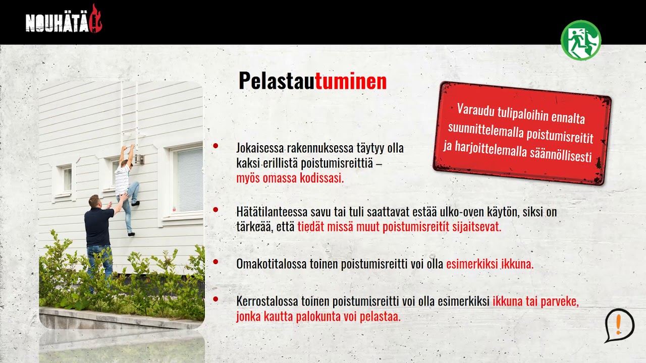 9. Pelastautuminen