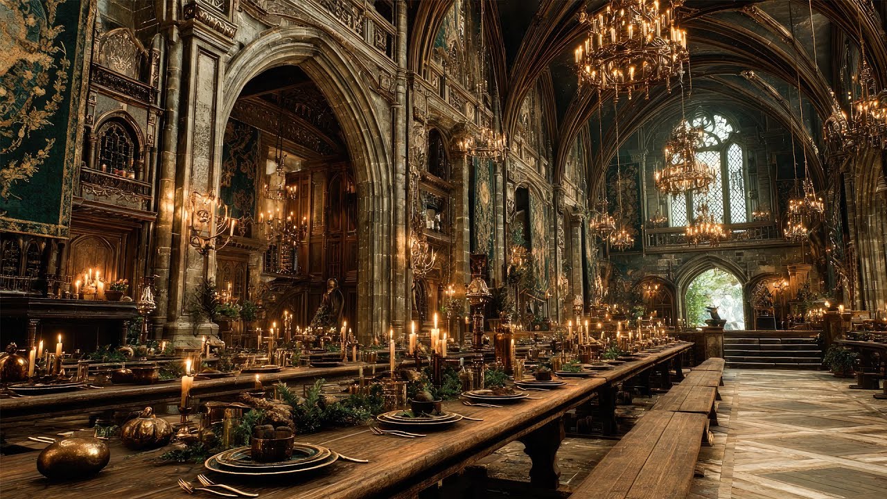Feast Hall of Camelot | Medieval Banquet Music for Relaxation & Imagination