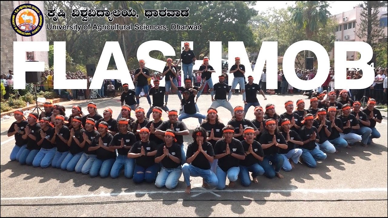 FLASHMOB 2024 #CAMPUSDAY #ADVAYA @UNIVERSITY OF AGRICULTURAL SCIENCES, DHARWAD