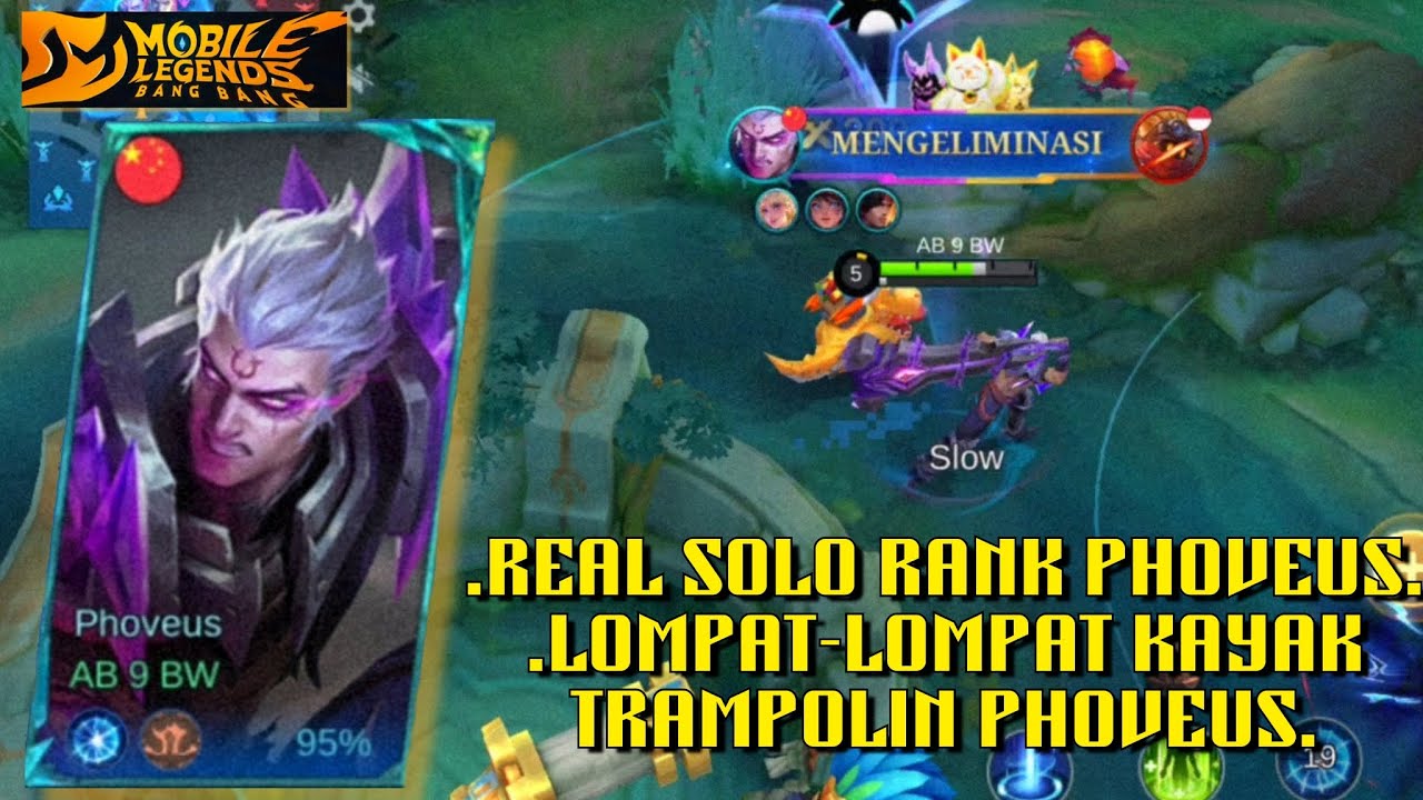 MOBILE LEGENDS: BANG BANG | 5 VS 5 | REAL SOLO RANK PHOVEUS | PHOVEUS EXP | PHOVEUS VS BARATS #mlbb