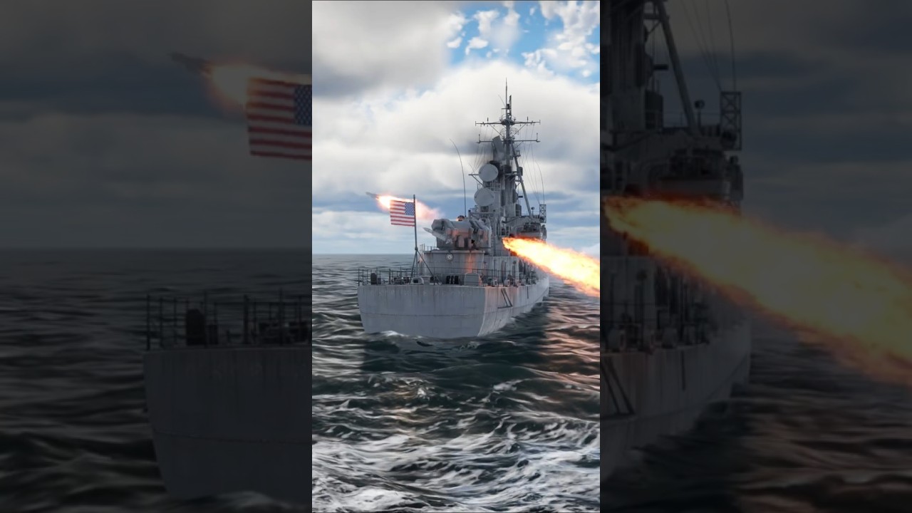 Watch This Powerful Warship Launch Missiles At Sea