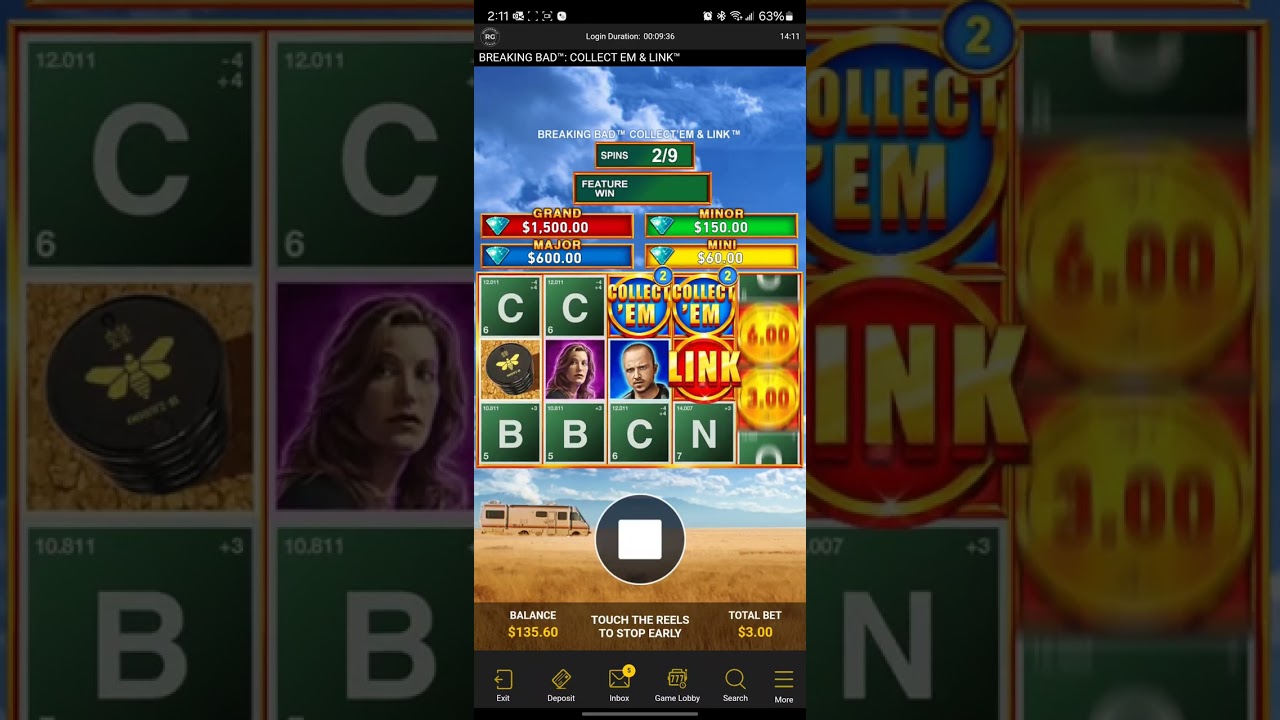 6 minute Bonus on Breaking Bad Slot Machine, 73x Win!!! BETMGM!