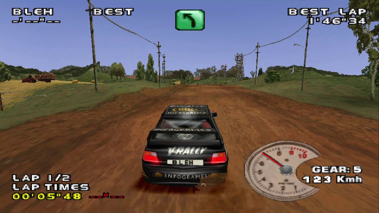 V-Rally Championship Edition 2 PS1 Duckstation Gameplay HD