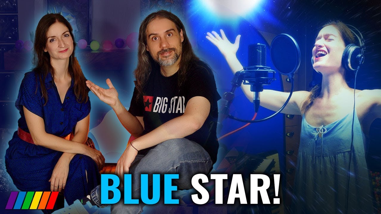 Bouncing with Kortessa into Blue Star! The first track of our new music project.