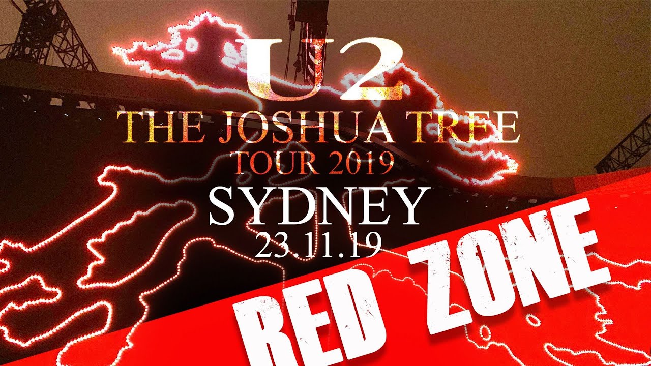 U2  SYDNEY 2019 Joshua Tree Tour Saturday 23 11 19