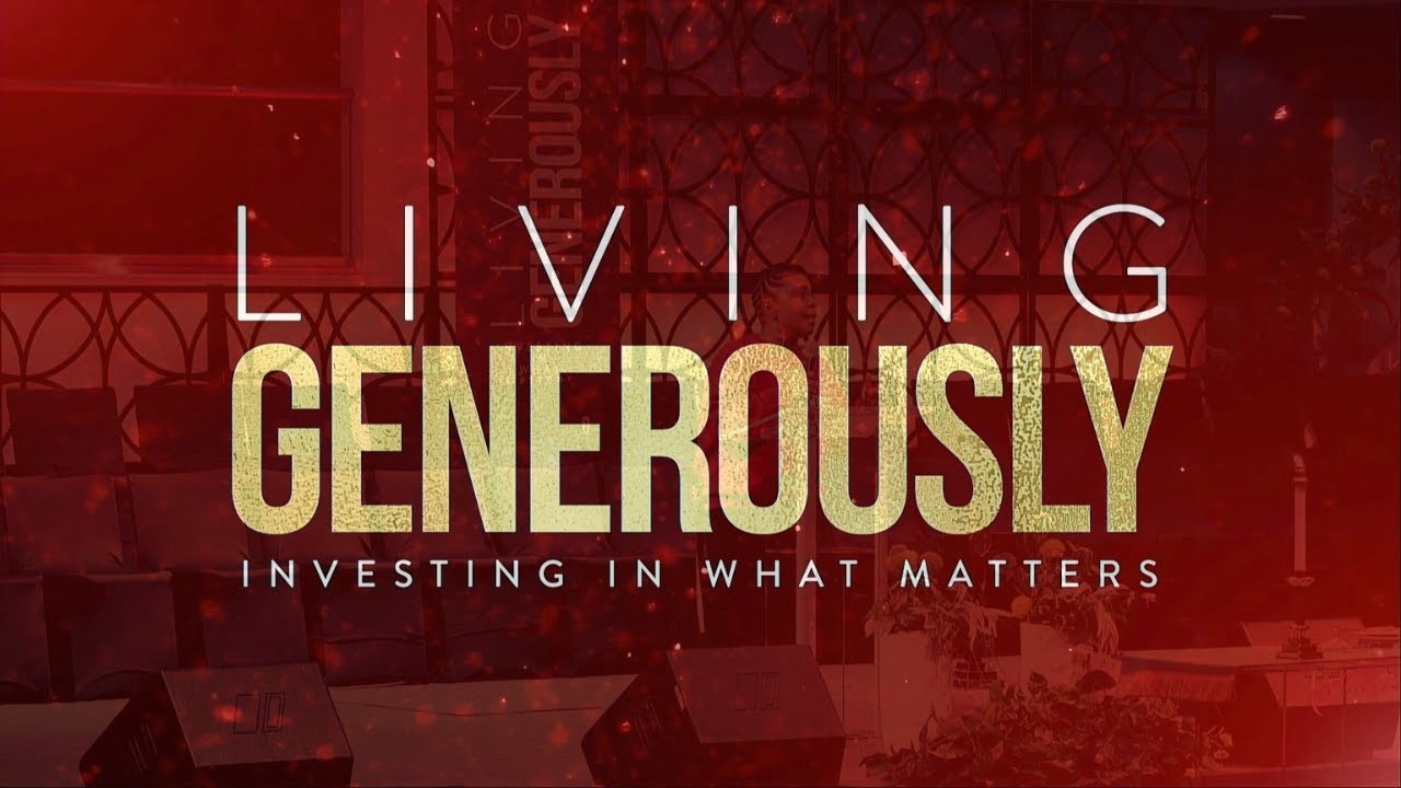 Living Generously: Counting What Really Counts | Matt. 6:19-21 | Pastor R. Janae Pitts-Murdock