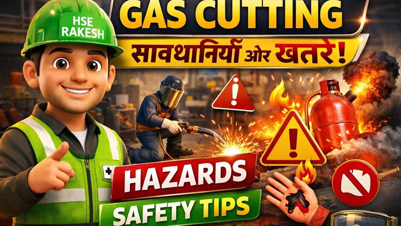 Gas Cutting Safety | Hazards aur Precautions | Industrial Safety Training