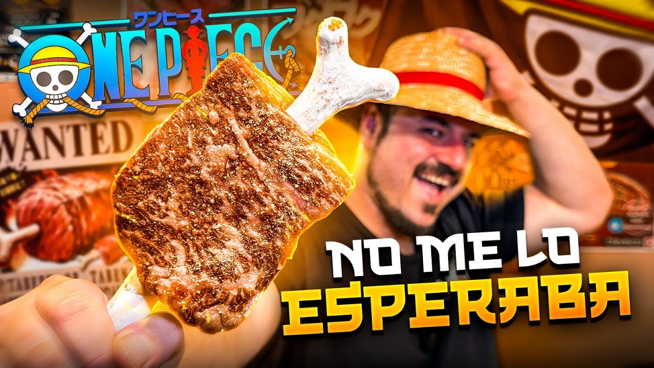 Probando la COMIDA de ONE PIECE en la VIDA REAL en JAPÓN! 🍖