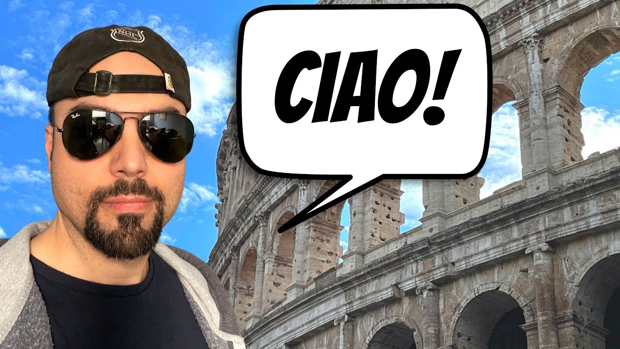 Un americano che parla italiano.  Come imparare una lingua.