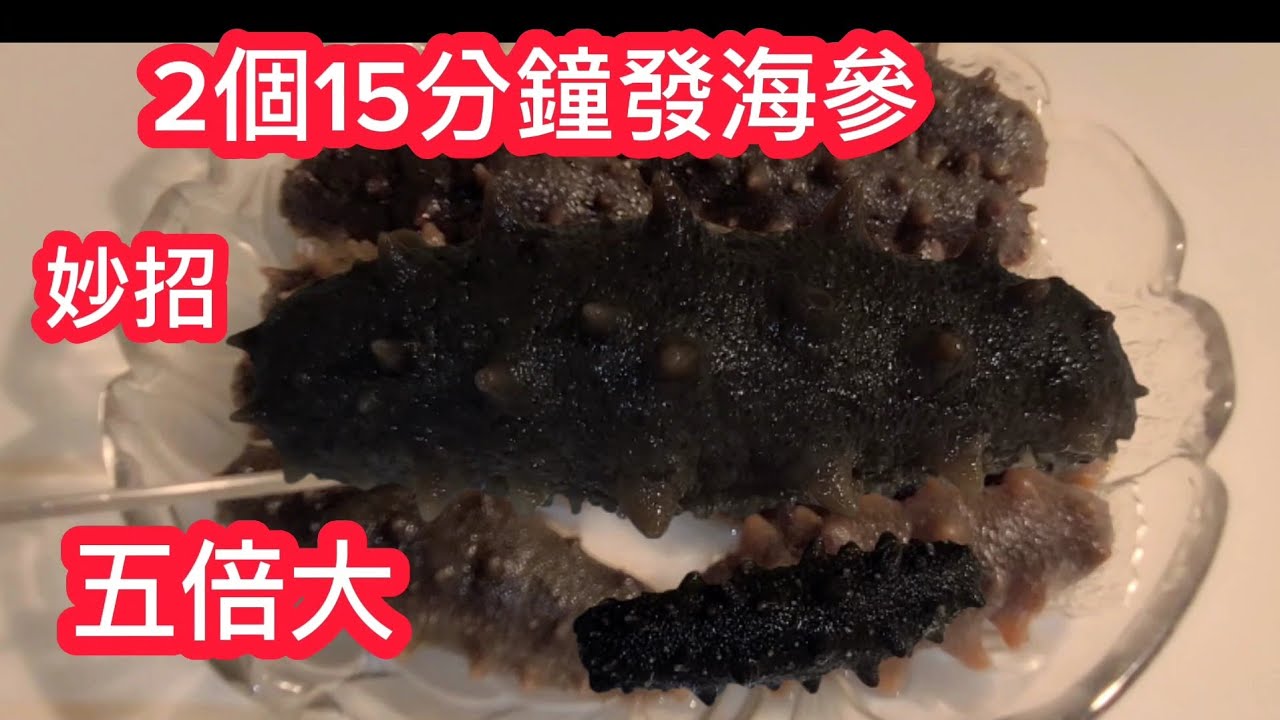 兩個15分鐘妙招發海參 大廚打s不說的巧門❗️80歲的四姑教你關鍵 點在這裡 兩個15分鐘