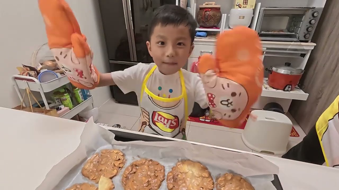[豬比美食台]杏仁瓦片製作紀錄