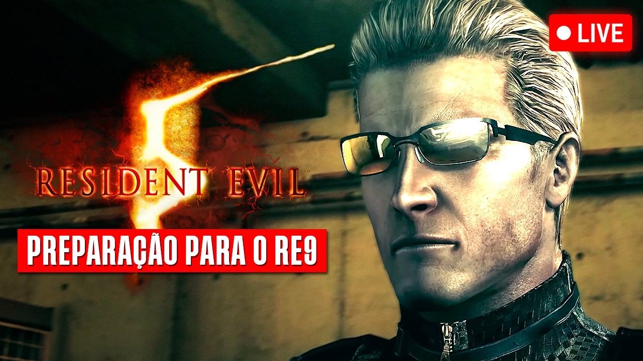 É O WESKER!?😱 - RESIDENT EVIL 5 (PARTE 2) - Preparação para o RE9