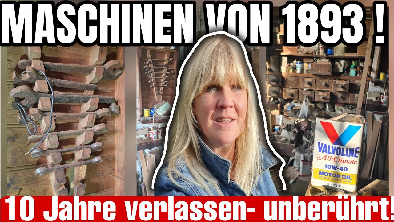 ALTE SCHREINEREI UNSERER GROßVÄTER- KIRCHNER LEIPZIG BANDSÄGEN 1893!LOST PLACE-UNBERÜHRT!