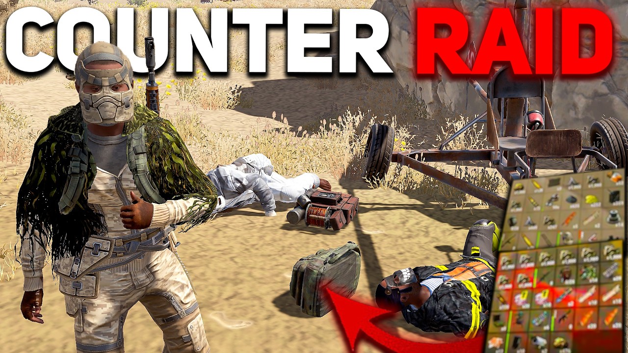 LES HACEMOS COUNTER RAID Y NOS LLEVAMOS TODO EL LOOT!! - Ludovici RUST