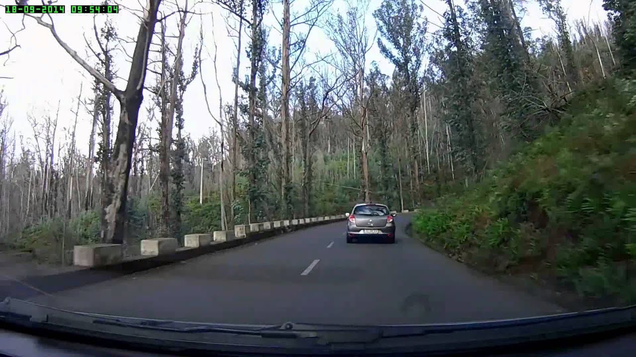 Madeira:driving up to Pico de Arieiro part 1.