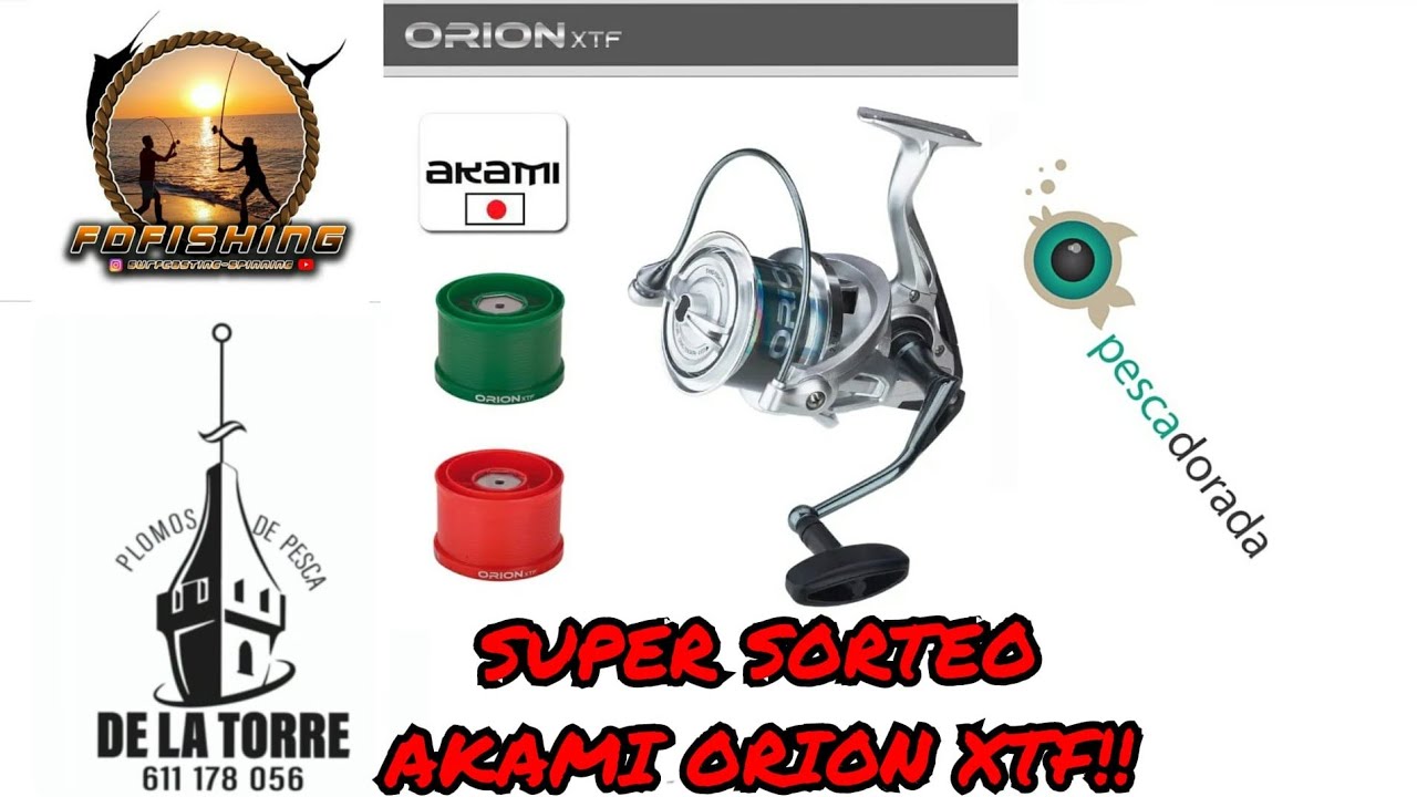 PLOMOS DE LA TORRE Y SORTEO AKAMI ORION XTF.
