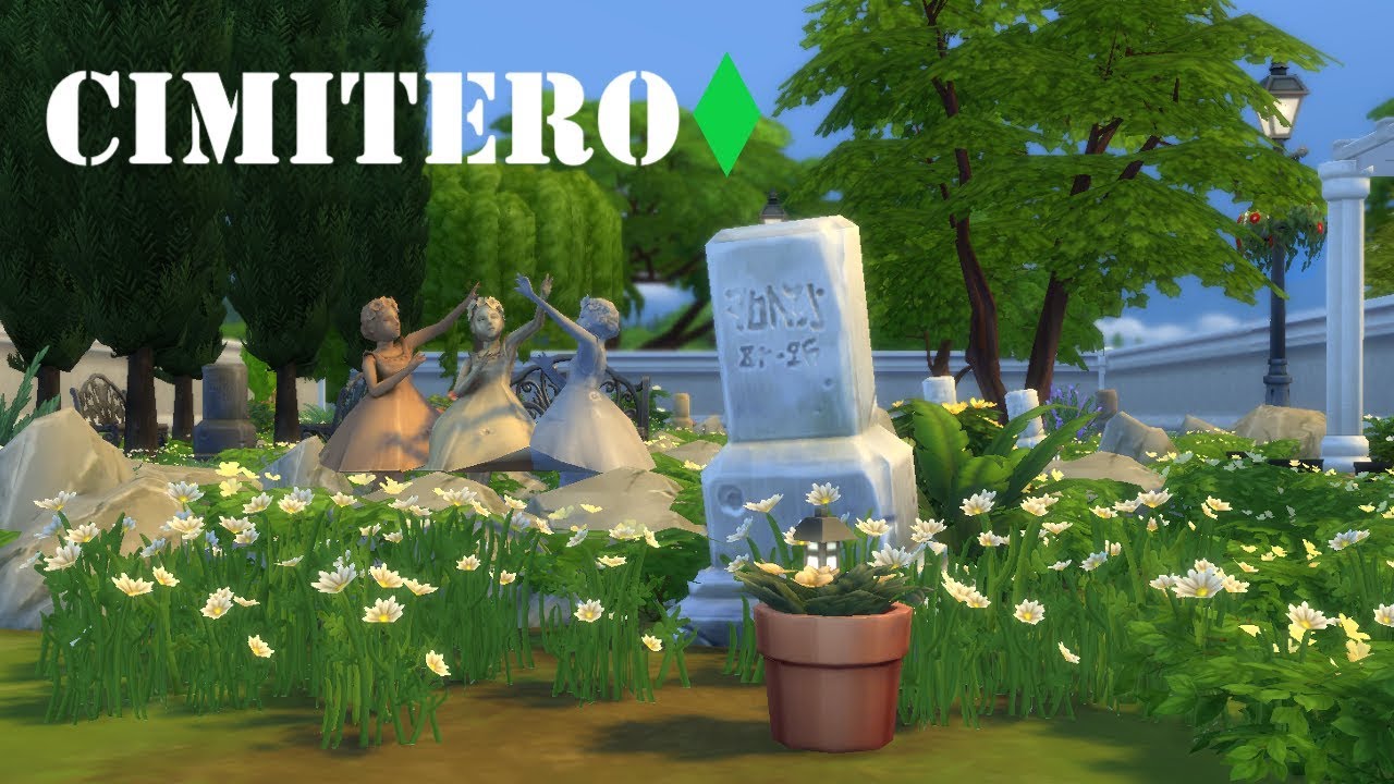 The Sims 4 | CIMITERO | CEMETERY (SPEED BUILD) (GIOCO BASE)
