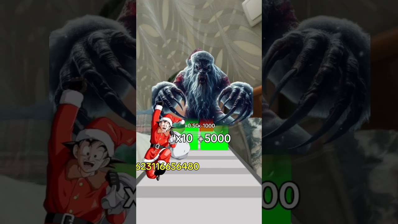 lQ Goku vs Santa Claws