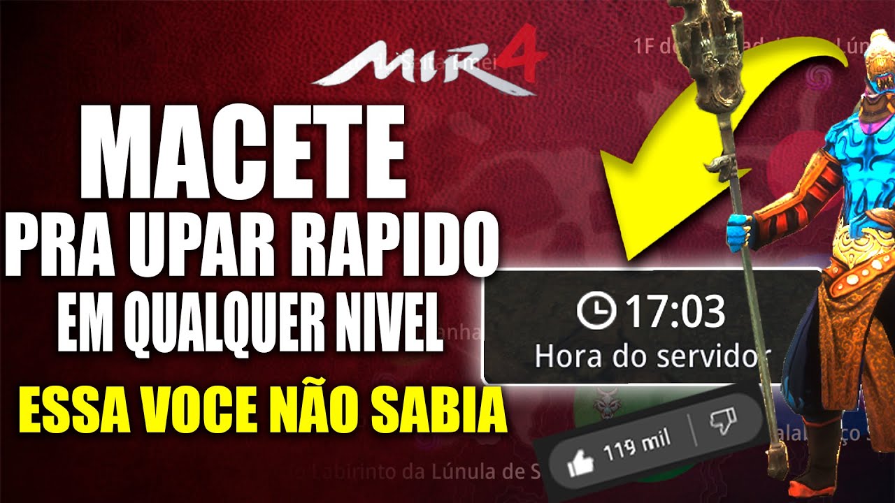 MACETE PARA O MELHOR SPOT DE EXP PRO SEU PERSONAGEM NO MIR4