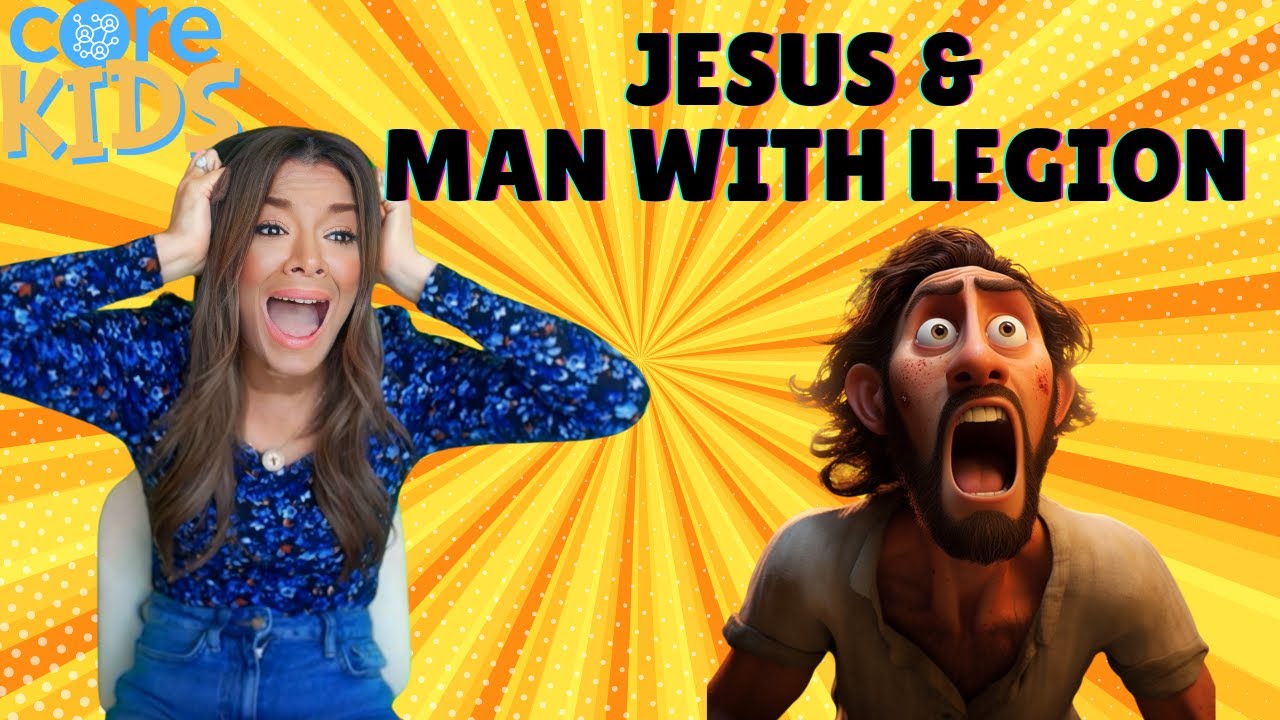 HOW TO TELL KIDS THE STORY OF THE MAN WITH LEGION!!