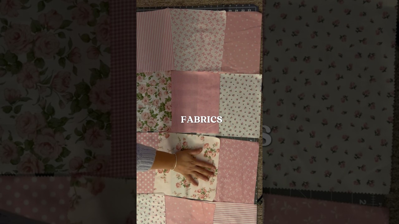 Tutorial for the Amazon pack puff quilt🩷 #sewing #quilt #tutorial #craftideas #diy #shorts #cute