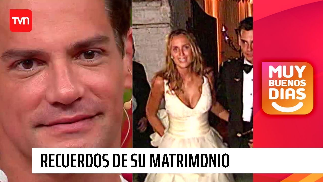 Cristián de la Fuente se emociona al mirar imágenes de su matrimonio | Muy buenos días