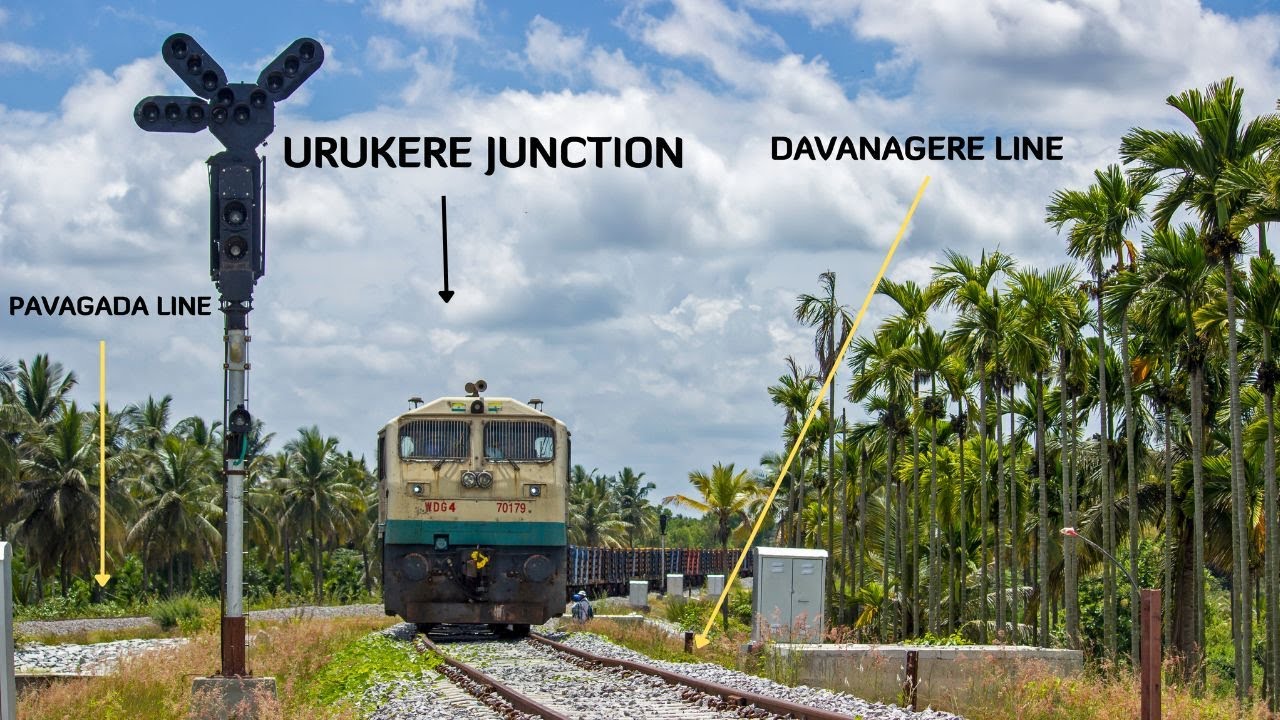 FIRST TRAIN on URUKERE DAVANAGERE LINE | PEOPLE EXCITED | CRS READY | KJM WDG4 | Indian Railways