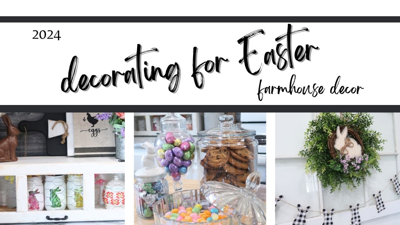 2024 Decorating for Easter | Simple Farmhouse Decor // ClutteredCorkBoard
