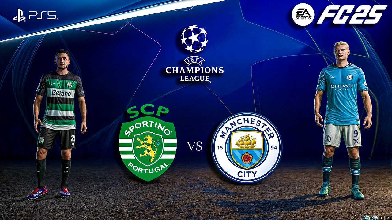 FC 25 - Sporting CP vs. Manchester City | UEFA Champions League | PS5™ [4K60]