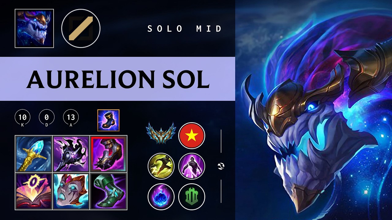 Aurelion Sol Mid vs Ryze - VN Challenger Patch 26.03