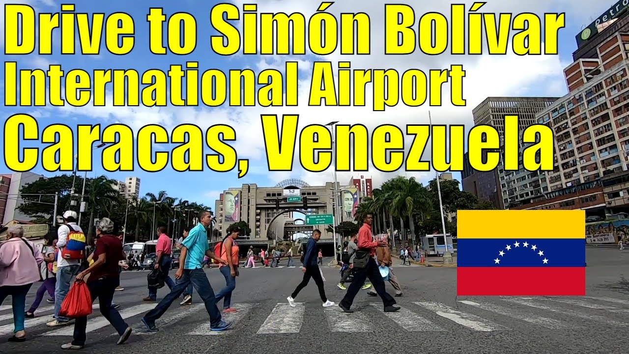 Driving to the Simón Bolívar International Airport, Caracas, Venezuela