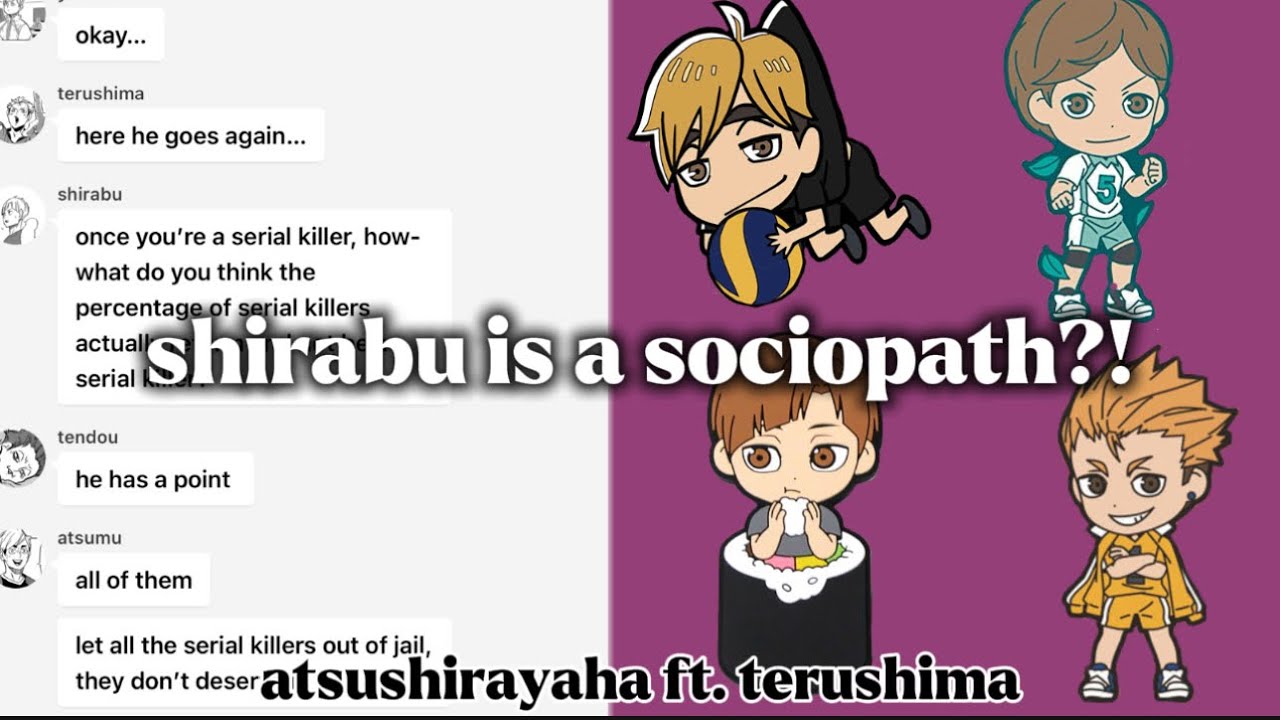 shirabu is a sociopath? | haikyuu texts | danplan skit | volleyball mfs part 9