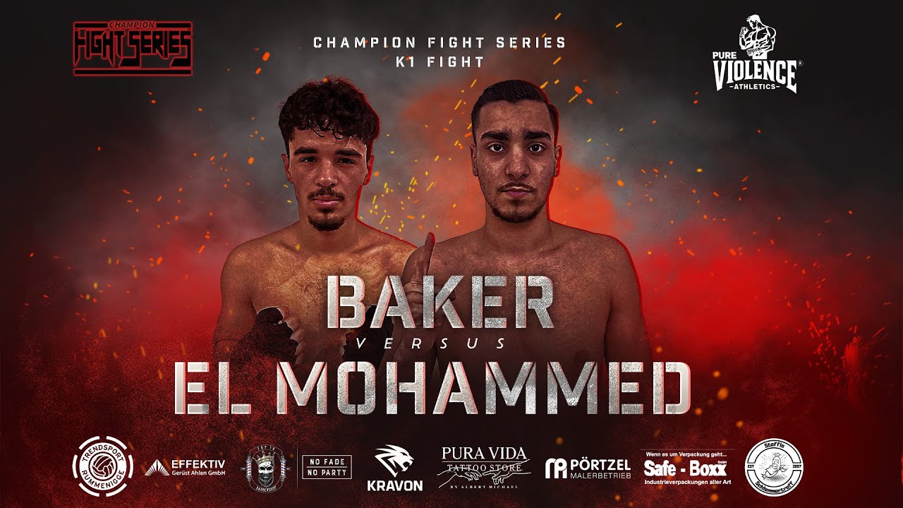 Ahmed Baker vs. Omar El Mohammed | Champion Fight Series