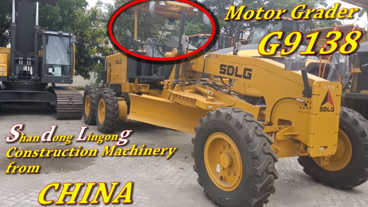 BUKAN CUMA TRUK CINA !! ALAT INI JUGA, MOTOR GRADER SDLG G9138 OPEN CAB