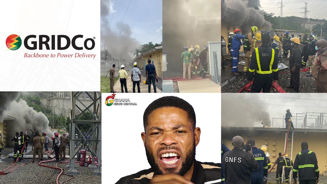 ⚠️Breaking: Fire Outbreak 🔥at Akosombo Substation Causes Power Cuts Across Ghana⚡