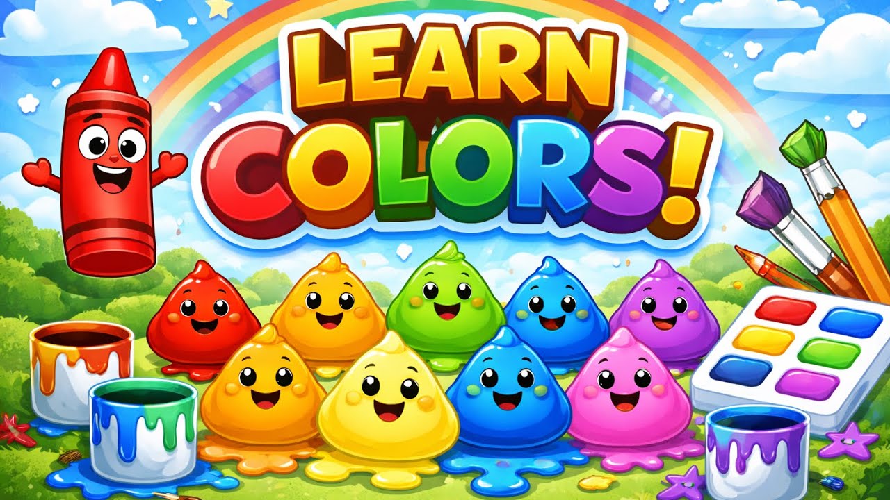 Learn Colors for Kids 🌈 | Colors Name Learning Video for Toddlers
