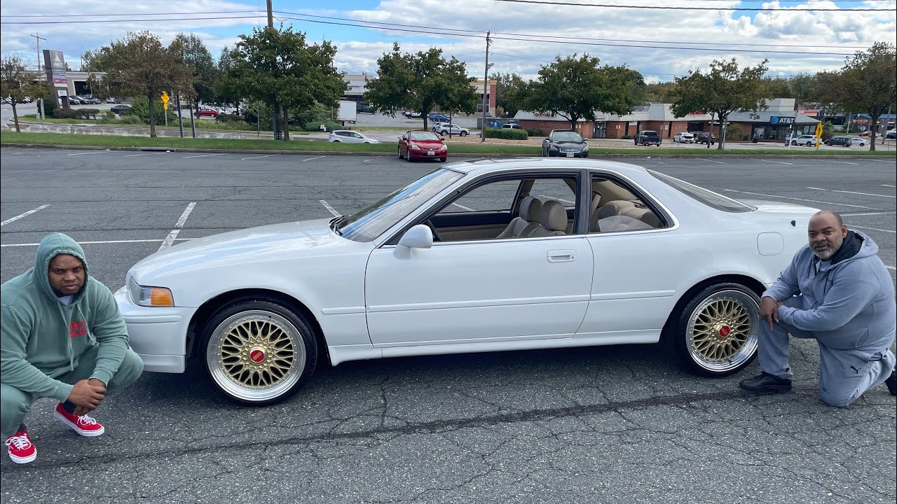 Rare 6 speed Pearl White 94 Acura Legend  Coupe #carsandcoffee #bmorebbsboyz