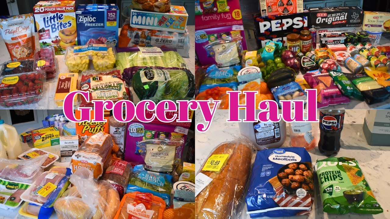 SAM'S CLUB, HEB & WALMART GROCERY HAUL
