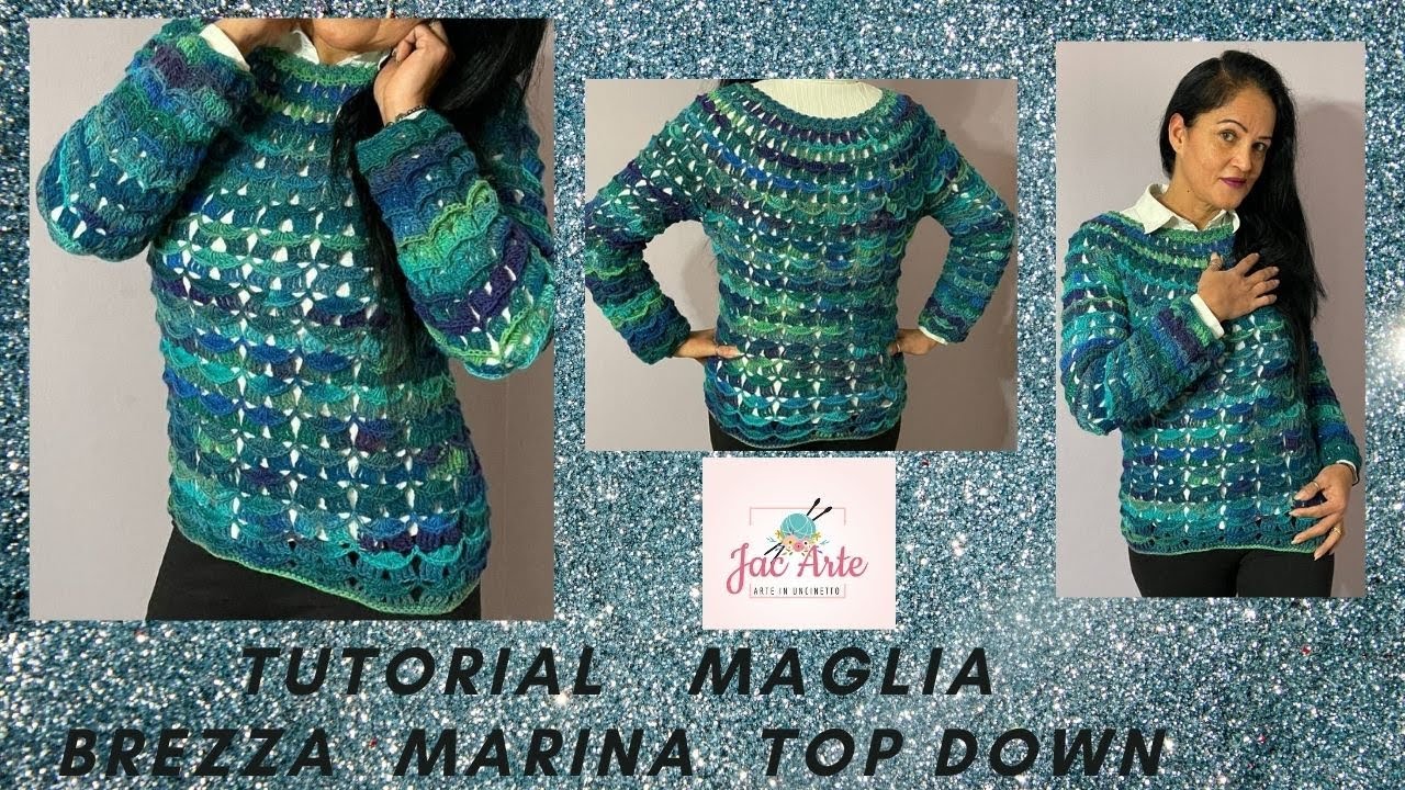 ⭐TUTORIAL MAGLIA BREZZA MARINA TOP DAWN⭐